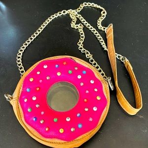 Betsy Johnson Pink Sprinkle Doughnut bag 💕🍩